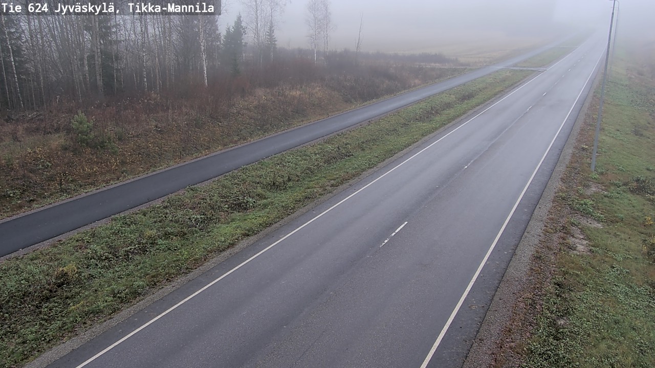 Kelikamerat Kuva Tie 624 Jyväskylä, Tikka-Mannila, Jyväskylä, Keski-Suomi
