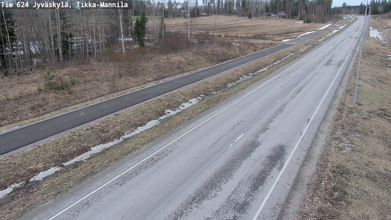 Kelikamerat Kuva Tie 624 Jyväskylä, Tikka-Mannila, Jyväskylä, Keski-Suomi