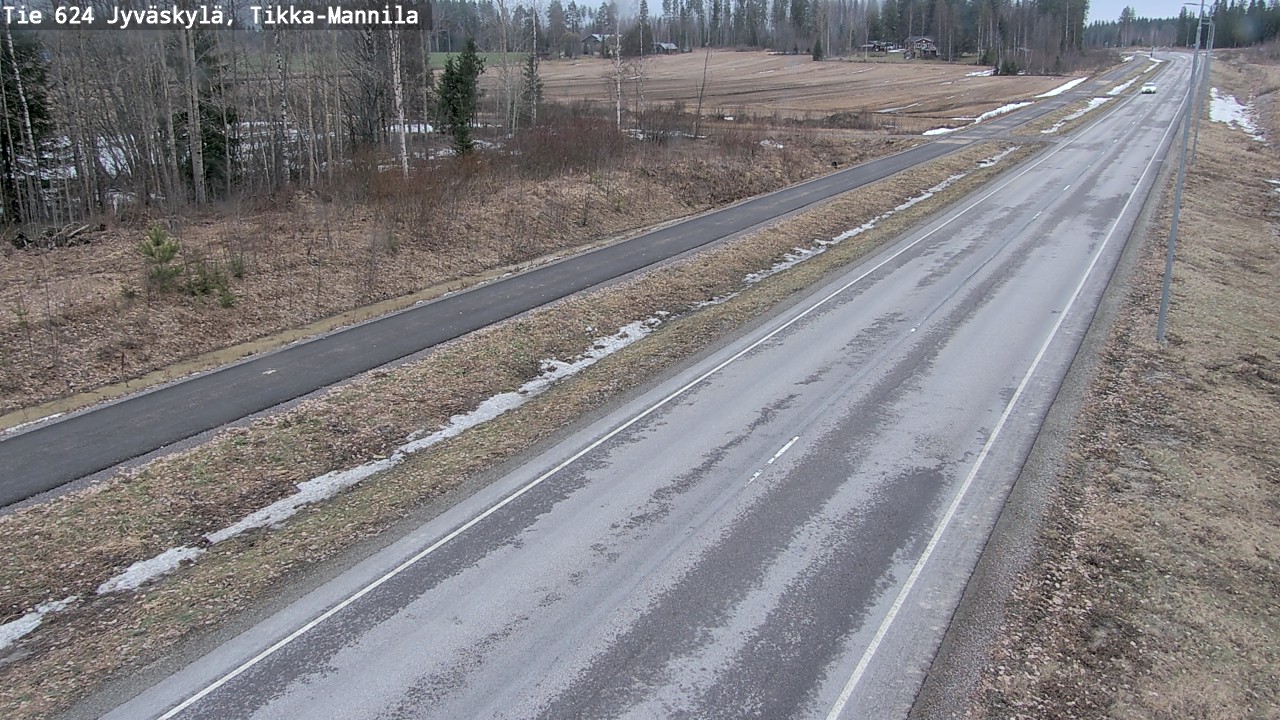 Kelikamerat Kuva Tie 624 Jyväskylä, Tikka-Mannila, Jyväskylä, Keski-Suomi