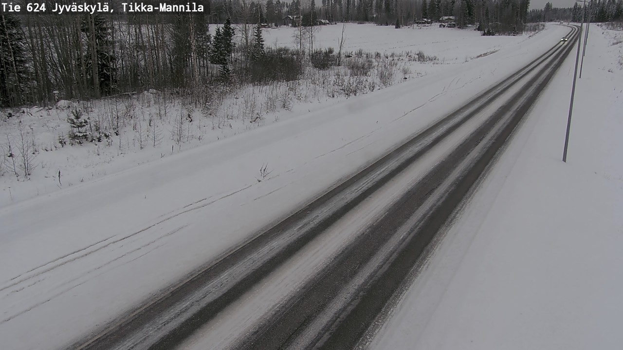 Kelikamerat Kuva Tie 624 Jyväskylä, Tikka-Mannila, Jyväskylä, Keski-Suomi