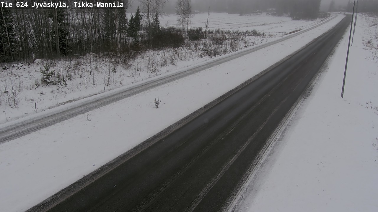 Kelikamerat Kuva Tie 624 Jyväskylä, Tikka-Mannila, Jyväskylä, Keski-Suomi