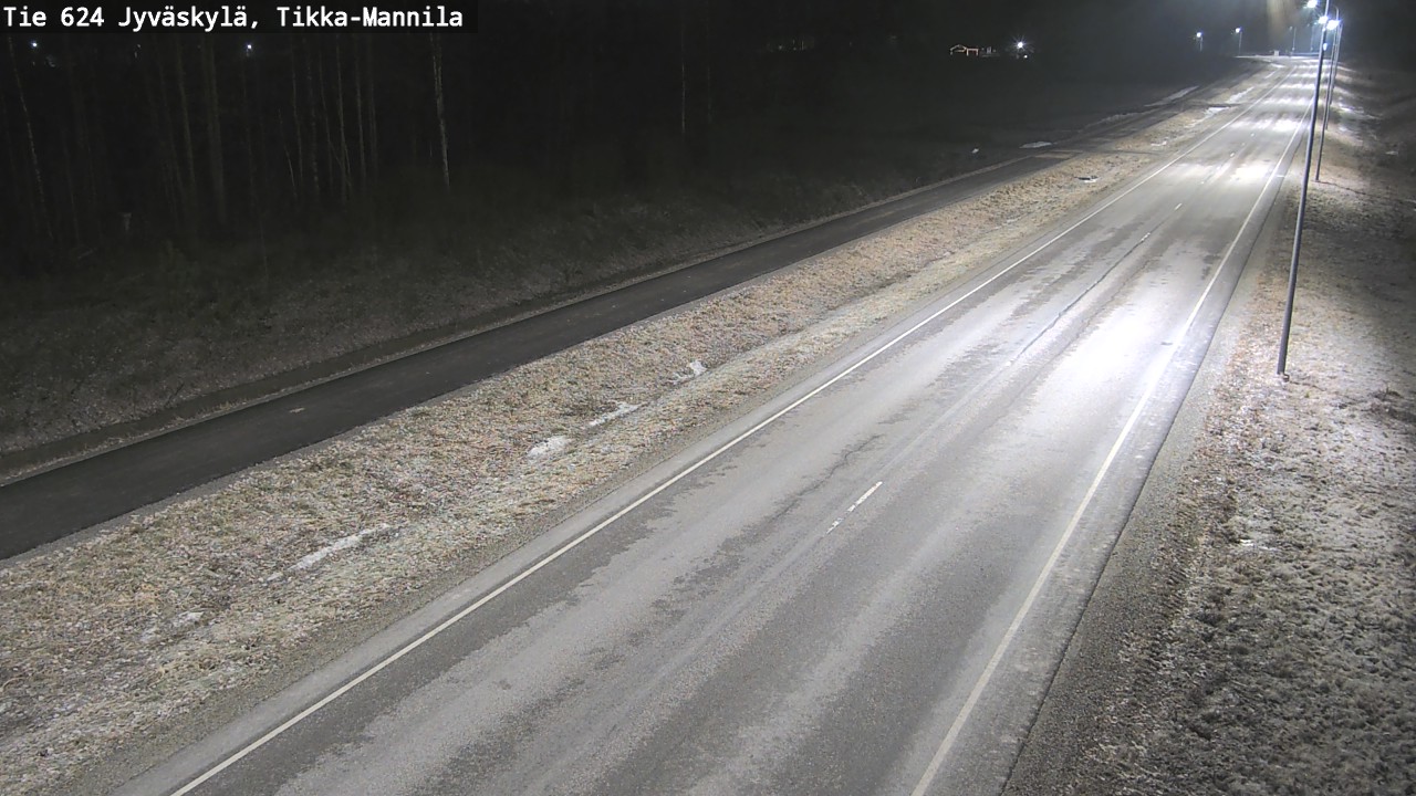 Weather Camera Image Road 624 Jyväskylä, Tikka-Mannila, Jyväskylä, Keski-Suomi