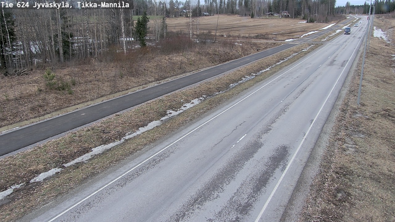 Kelikamerat Kuva Tie 624 Jyväskylä, Tikka-Mannila, Jyväskylä, Keski-Suomi