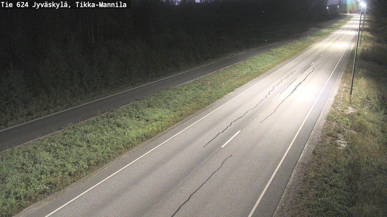 Kelikamerat Kuva Tie 624 Jyväskylä, Tikka-Mannila, Jyväskylä, Keski-Suomi