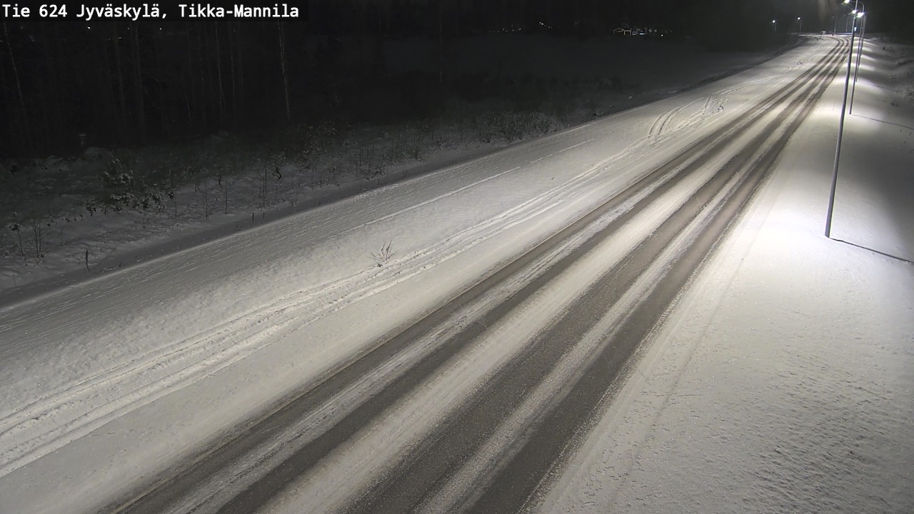 Kelikamerat Kuva Tie 624 Jyväskylä, Tikka-Mannila, Jyväskylä, Keski-Suomi