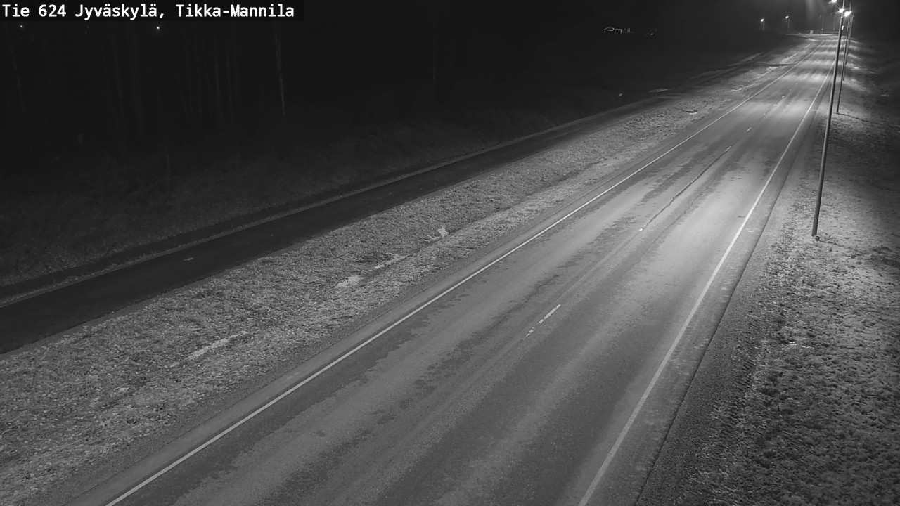 Weather Camera Image Road 624 Jyväskylä, Tikka-Mannila, Jyväskylä, Keski-Suomi