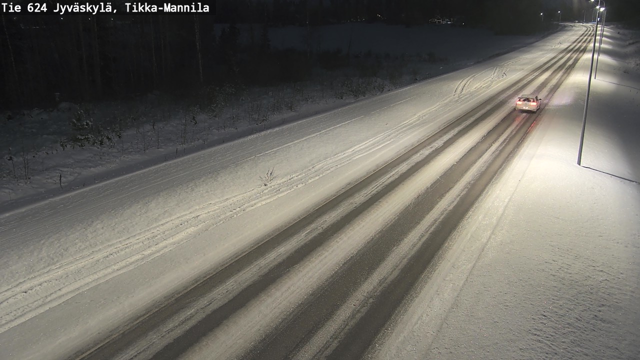 Kelikamerat Kuva Tie 624 Jyväskylä, Tikka-Mannila, Jyväskylä, Keski-Suomi