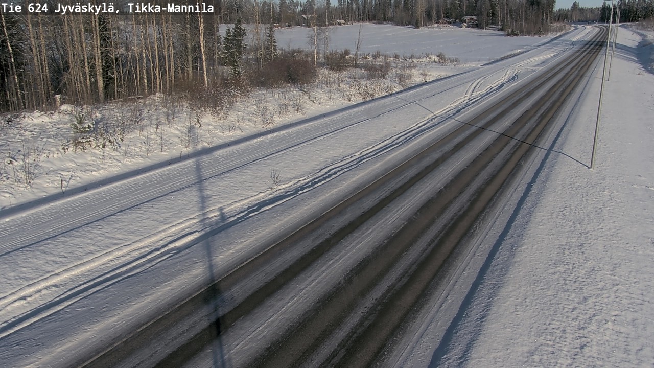 Kelikamerat Kuva Tie 624 Jyväskylä, Tikka-Mannila, Jyväskylä, Keski-Suomi