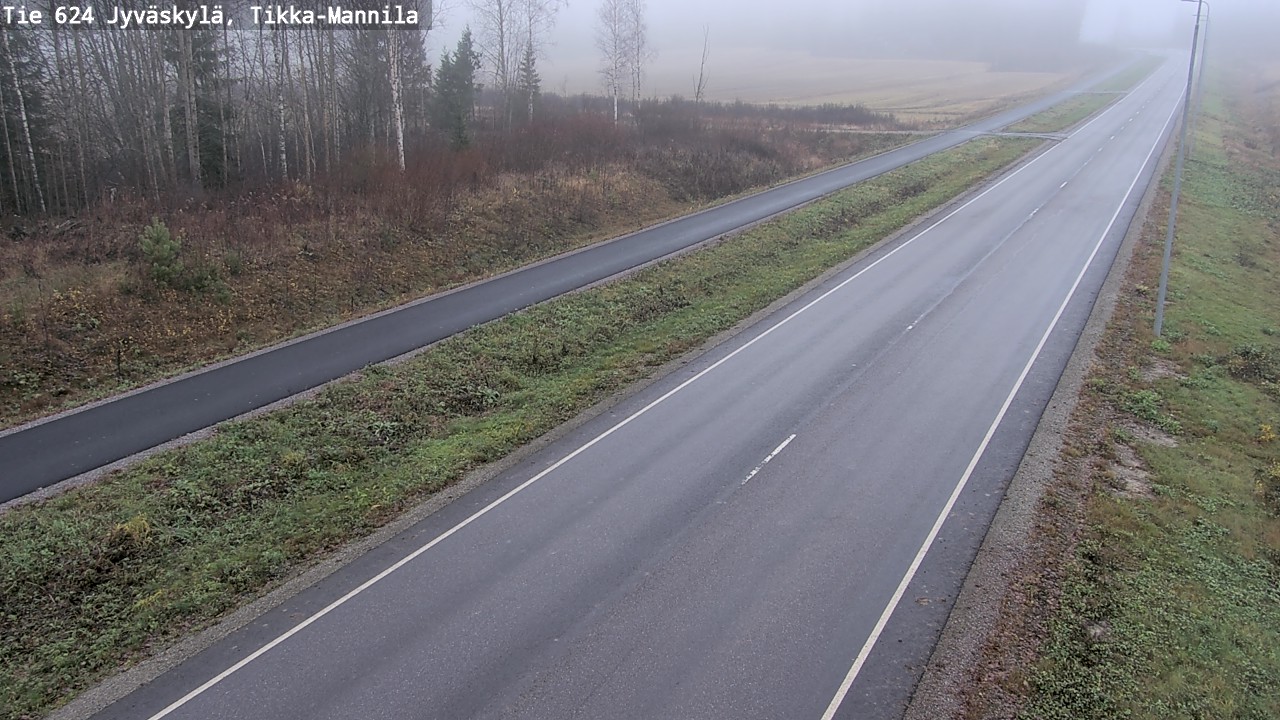 Kelikamerat Kuva Tie 624 Jyväskylä, Tikka-Mannila, Jyväskylä, Keski-Suomi
