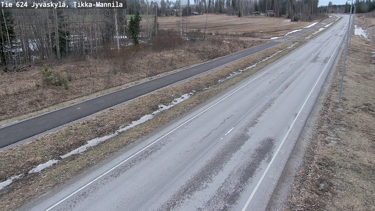 Kelikamerat Kuva Tie 624 Jyväskylä, Tikka-Mannila, Jyväskylä, Keski-Suomi