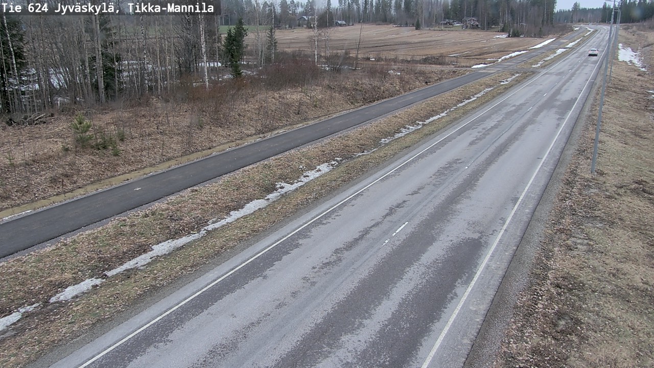 Kelikamerat Kuva Tie 624 Jyväskylä, Tikka-Mannila, Jyväskylä, Keski-Suomi