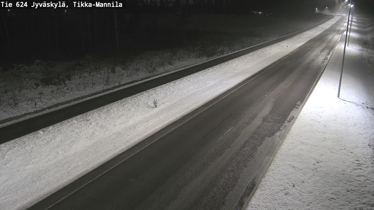 Weather Camera Image Road 624 Jyväskylä, Tikka-Mannila, Jyväskylä, Keski-Suomi