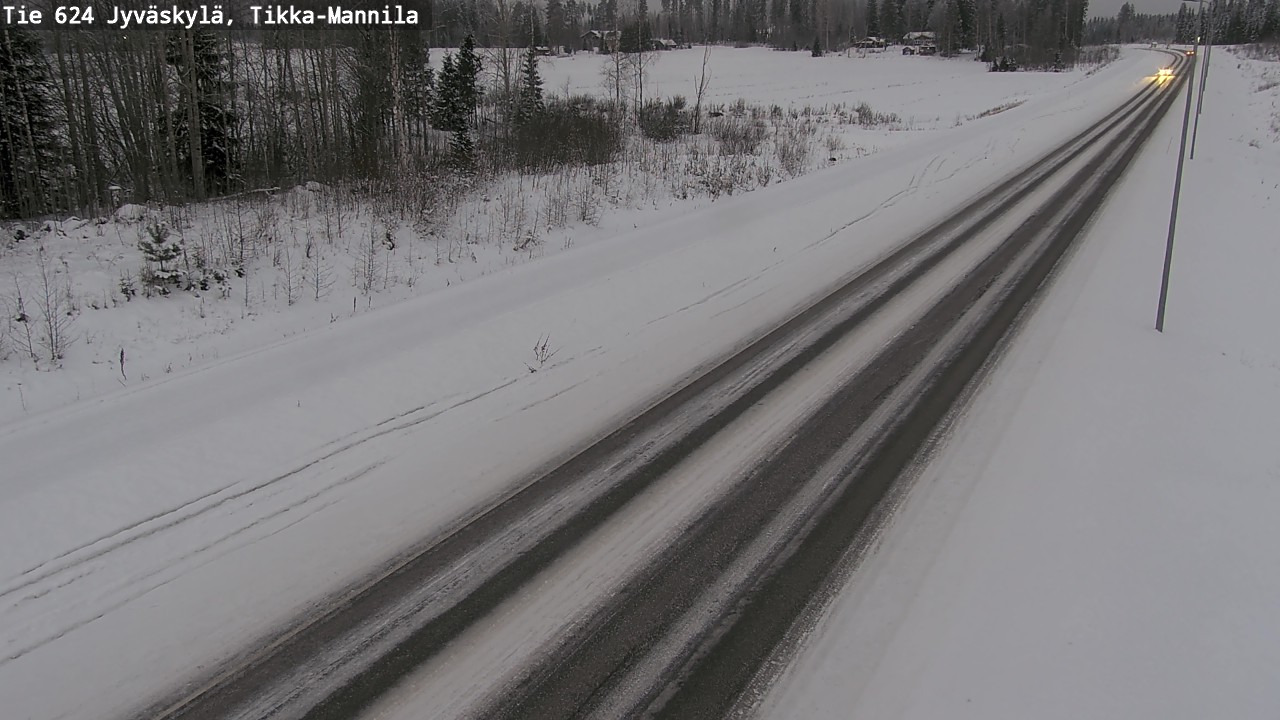 Kelikamerat Kuva Tie 624 Jyväskylä, Tikka-Mannila, Jyväskylä, Keski-Suomi