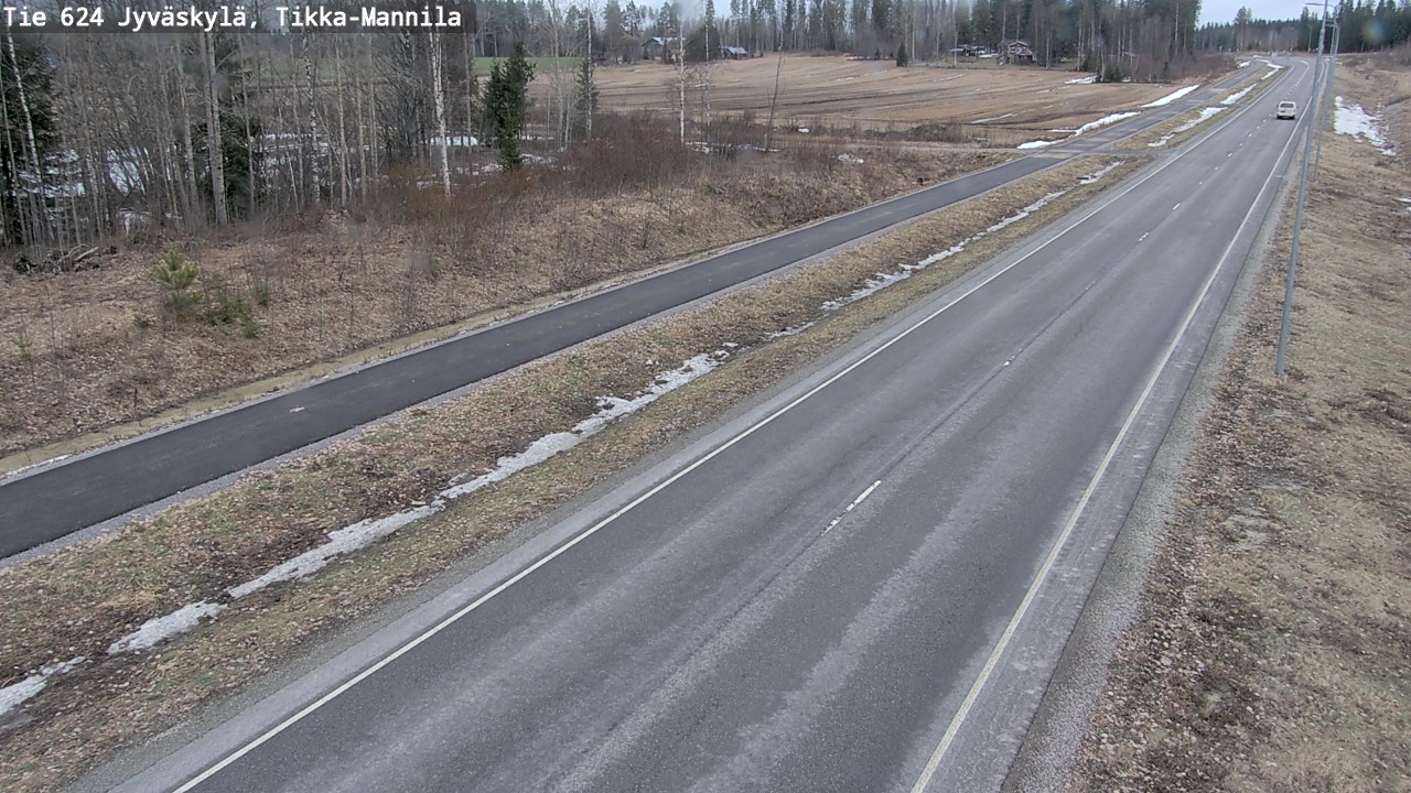 Kelikamerat Kuva Tie 624 Jyväskylä, Tikka-Mannila, Jyväskylä, Keski-Suomi