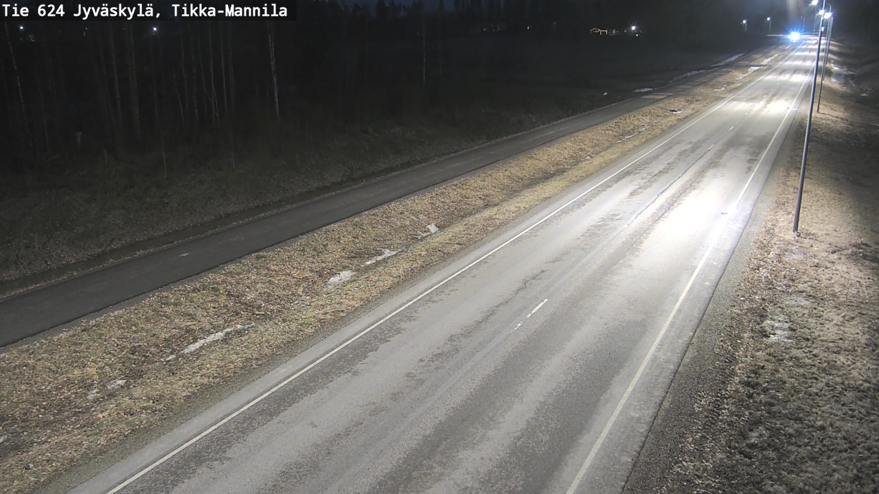 Weather Camera Image Väg 624 Jyväskylä, Tikka-Mannila, Jyväskylä, Keski-Suomi