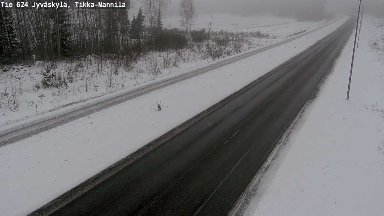 Kelikamerat Kuva Tie 624 Jyväskylä, Tikka-Mannila, Jyväskylä, Keski-Suomi