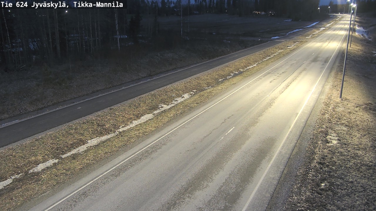 Kelikamerat Kuva Tie 624 Jyväskylä, Tikka-Mannila, Jyväskylä, Keski-Suomi