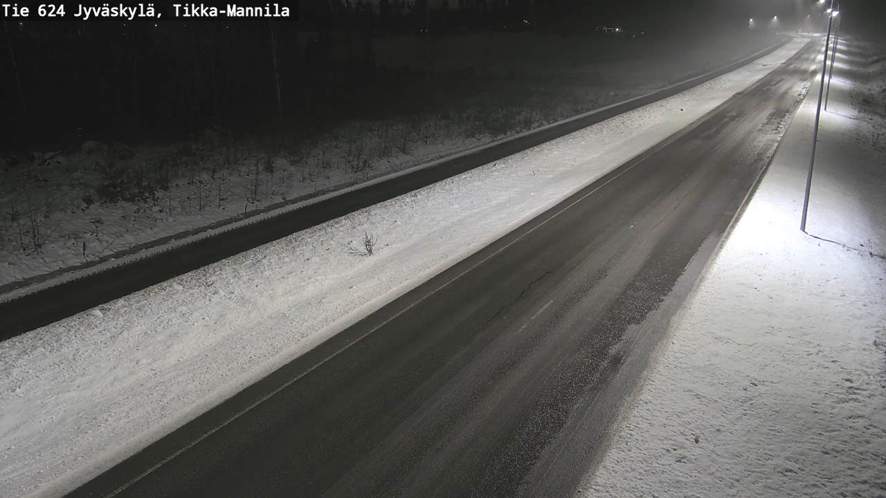 Weather Camera Image Road 624 Jyväskylä, Tikka-Mannila, Jyväskylä, Keski-Suomi