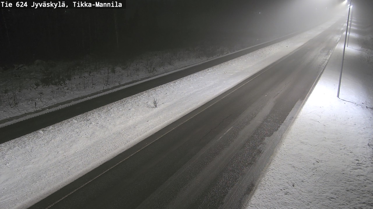 Weather Camera Image Road 624 Jyväskylä, Tikka-Mannila, Jyväskylä, Keski-Suomi