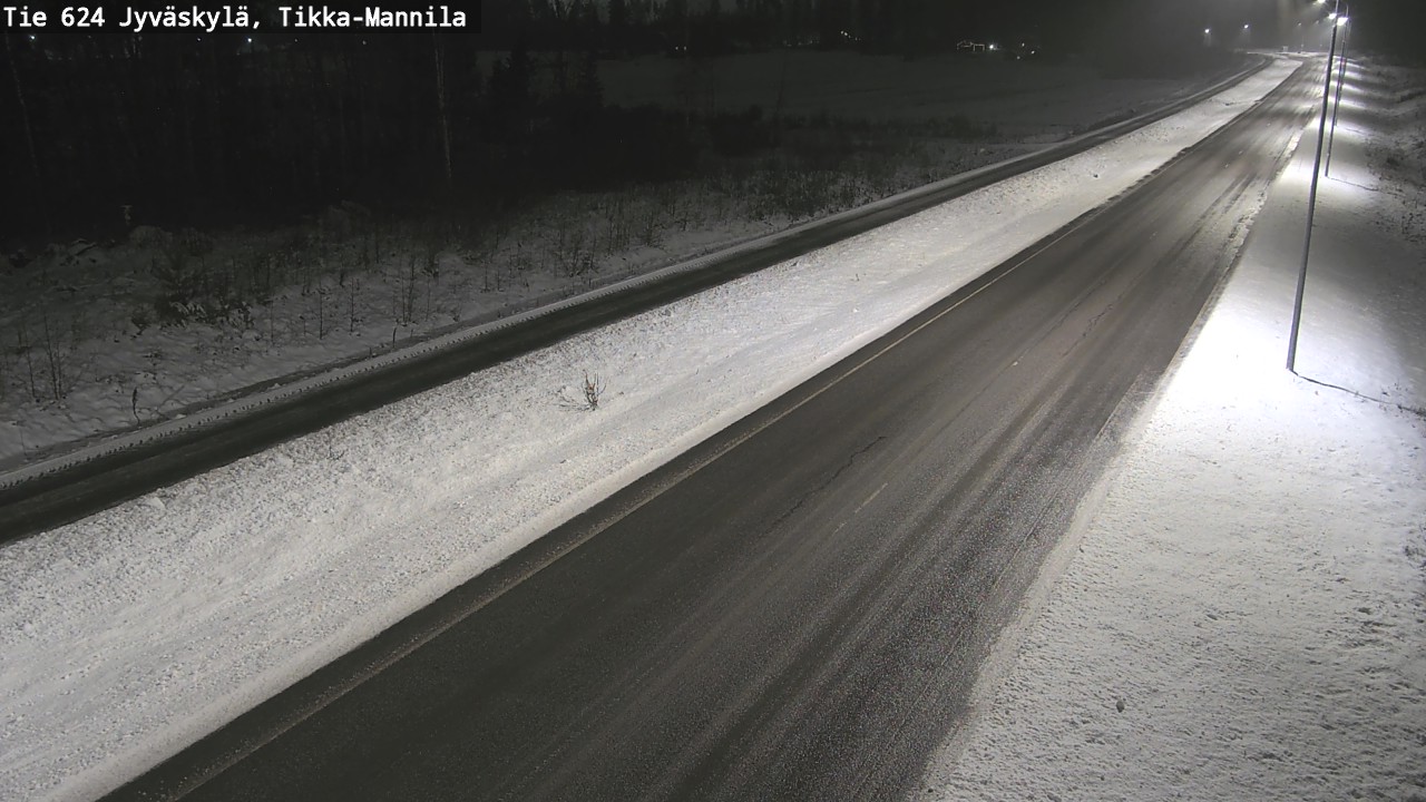 Weather Camera Image Road 624 Jyväskylä, Tikka-Mannila, Jyväskylä, Keski-Suomi
