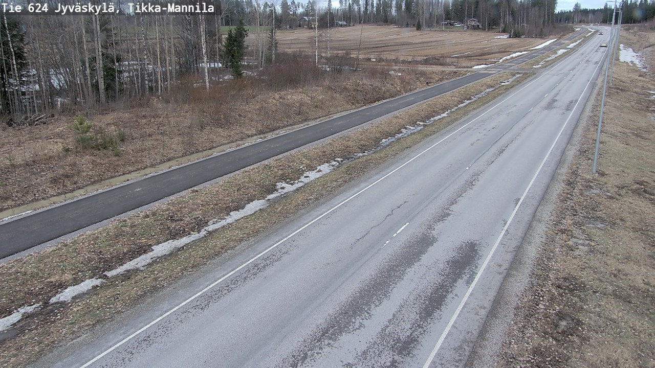 Kelikamerat Kuva Tie 624 Jyväskylä, Tikka-Mannila, Jyväskylä, Keski-Suomi