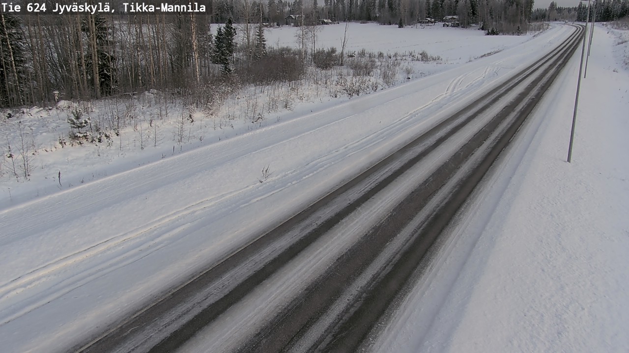 Kelikamerat Kuva Tie 624 Jyväskylä, Tikka-Mannila, Jyväskylä, Keski-Suomi