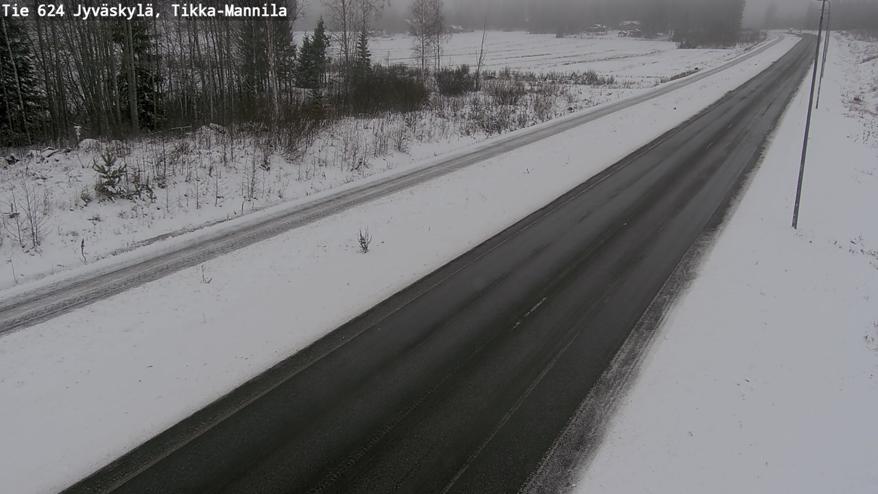 Kelikamerat Kuva Tie 624 Jyväskylä, Tikka-Mannila, Jyväskylä, Keski-Suomi