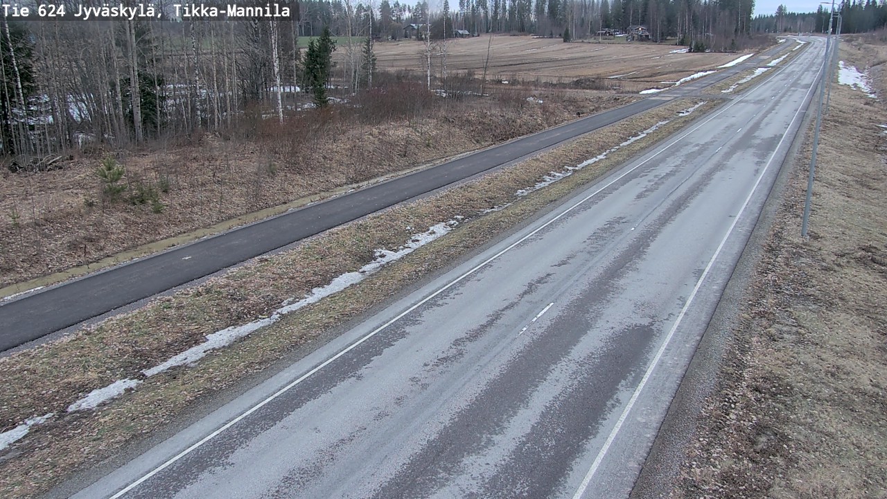 Kelikamerat Kuva Tie 624 Jyväskylä, Tikka-Mannila, Jyväskylä, Keski-Suomi