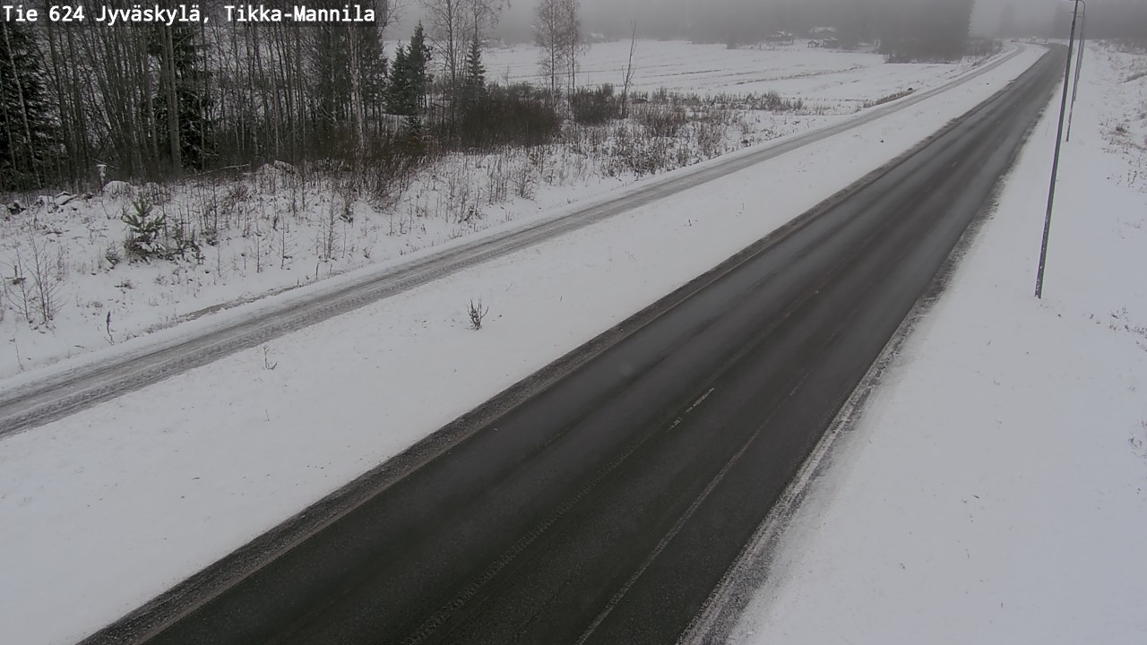 Kelikamerat Kuva Tie 624 Jyväskylä, Tikka-Mannila, Jyväskylä, Keski-Suomi