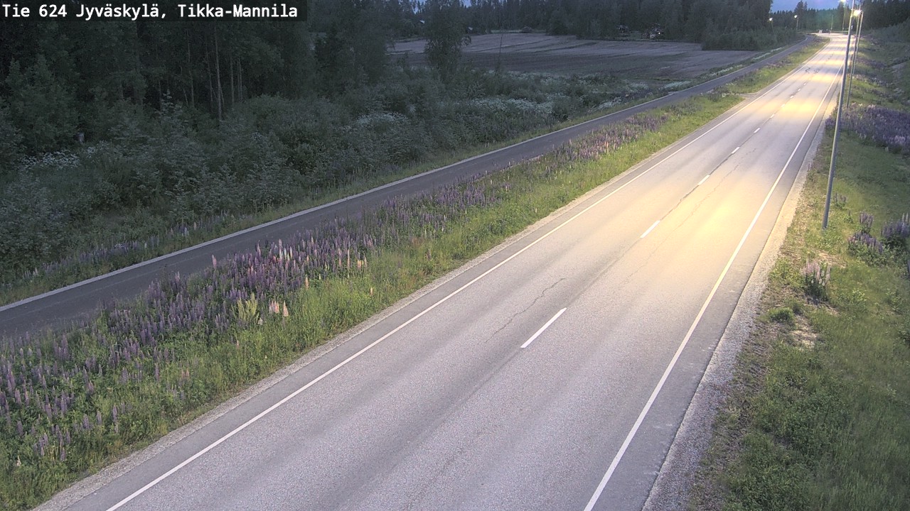 Kelikamerat Kuva Tie 624 Jyväskylä, Tikka-Mannila, Jyväskylä, Keski-Suomi