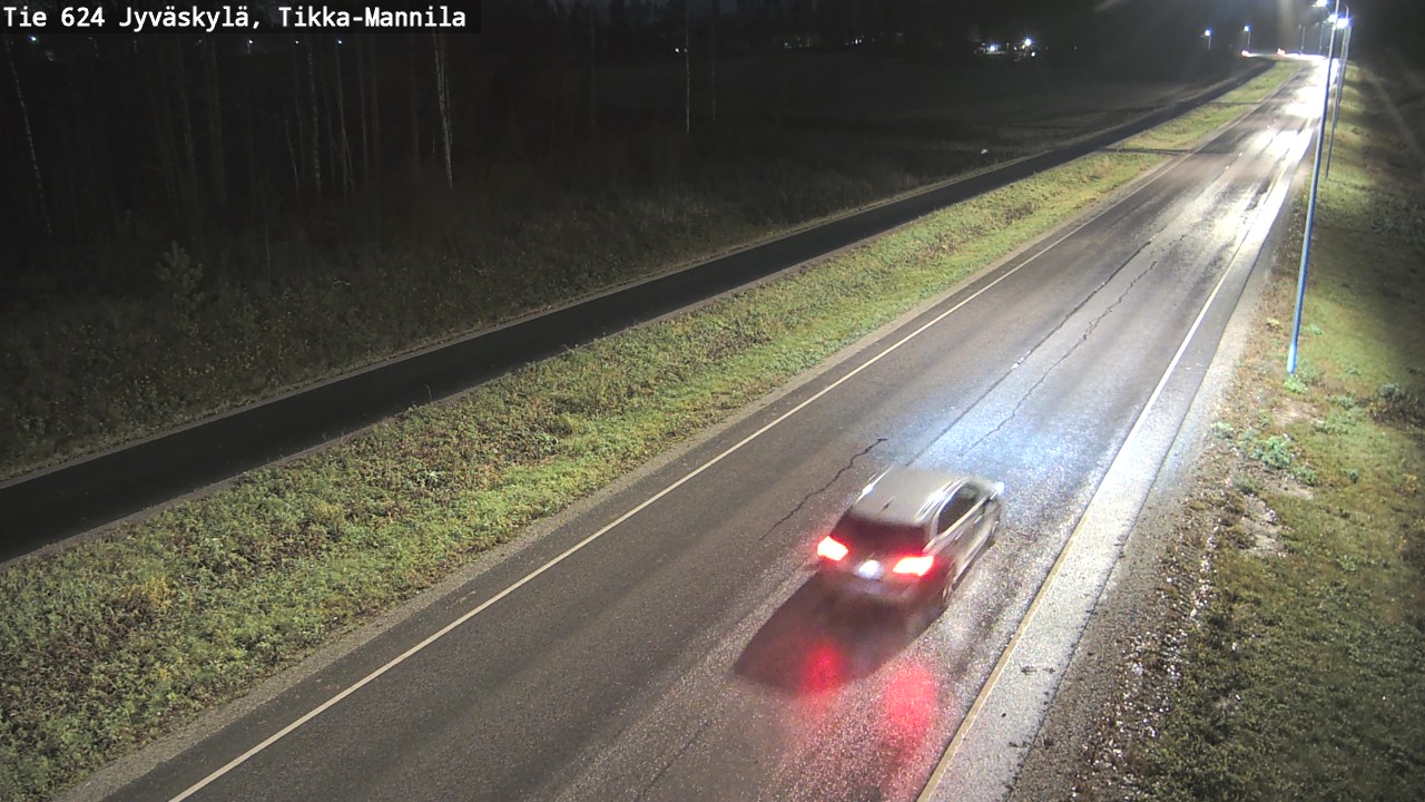 Kelikamerat Kuva Tie 624 Jyväskylä, Tikka-Mannila, Jyväskylä, Keski-Suomi