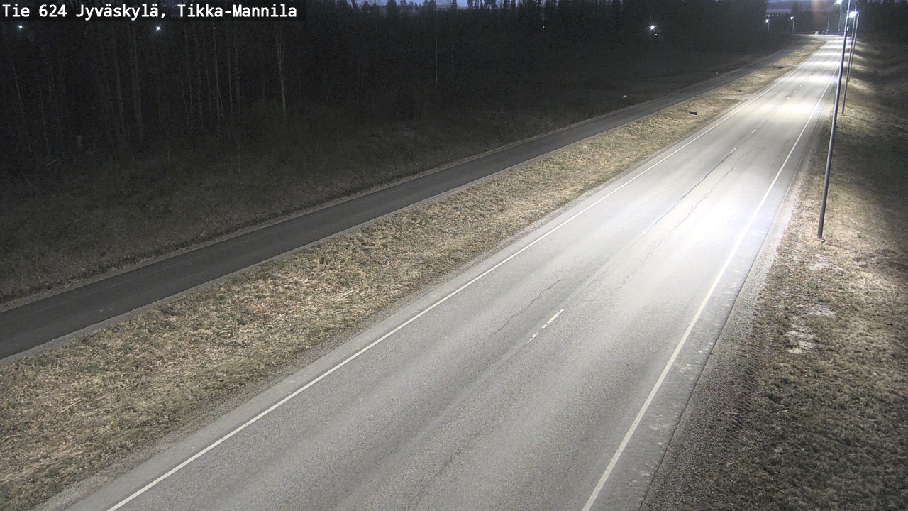 Weather Camera Image Road 624 Jyväskylä, Tikka-Mannila, Jyväskylä, Keski-Suomi