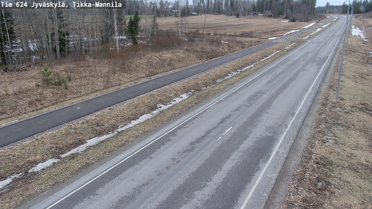 Kelikamerat Kuva Tie 624 Jyväskylä, Tikka-Mannila, Jyväskylä, Keski-Suomi