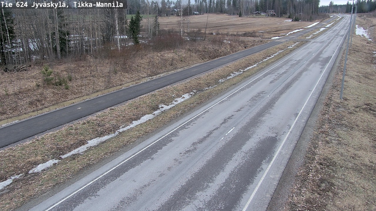 Kelikamerat Kuva Tie 624 Jyväskylä, Tikka-Mannila, Jyväskylä, Keski-Suomi