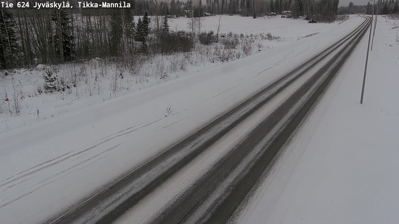 Kelikamerat Kuva Tie 624 Jyväskylä, Tikka-Mannila, Jyväskylä, Keski-Suomi