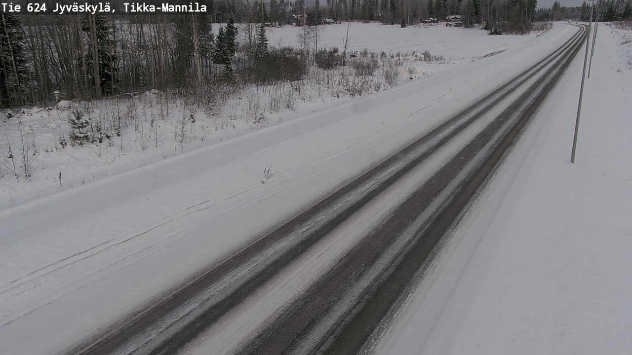 Kelikamerat Kuva Tie 624 Jyväskylä, Tikka-Mannila, Jyväskylä, Keski-Suomi