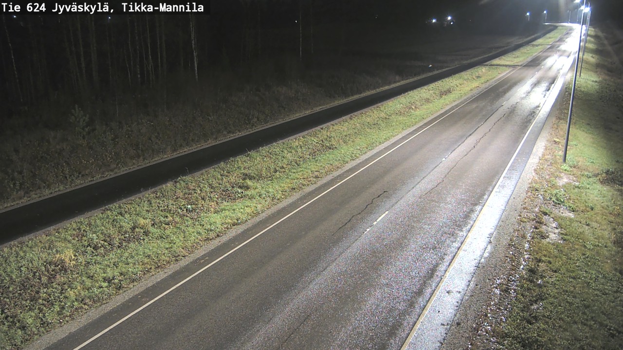 Weather Camera Image Road 624 Jyväskylä, Tikka-Mannila, Jyväskylä, Keski-Suomi