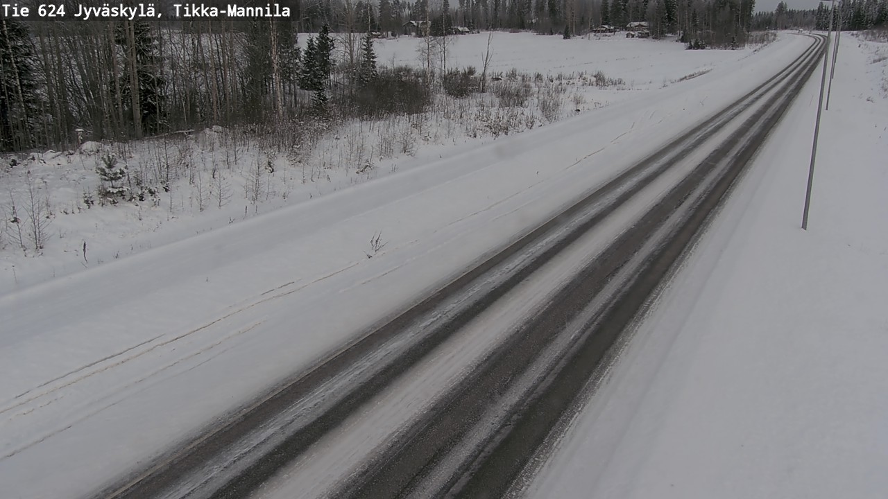 Kelikamerat Kuva Tie 624 Jyväskylä, Tikka-Mannila, Jyväskylä, Keski-Suomi