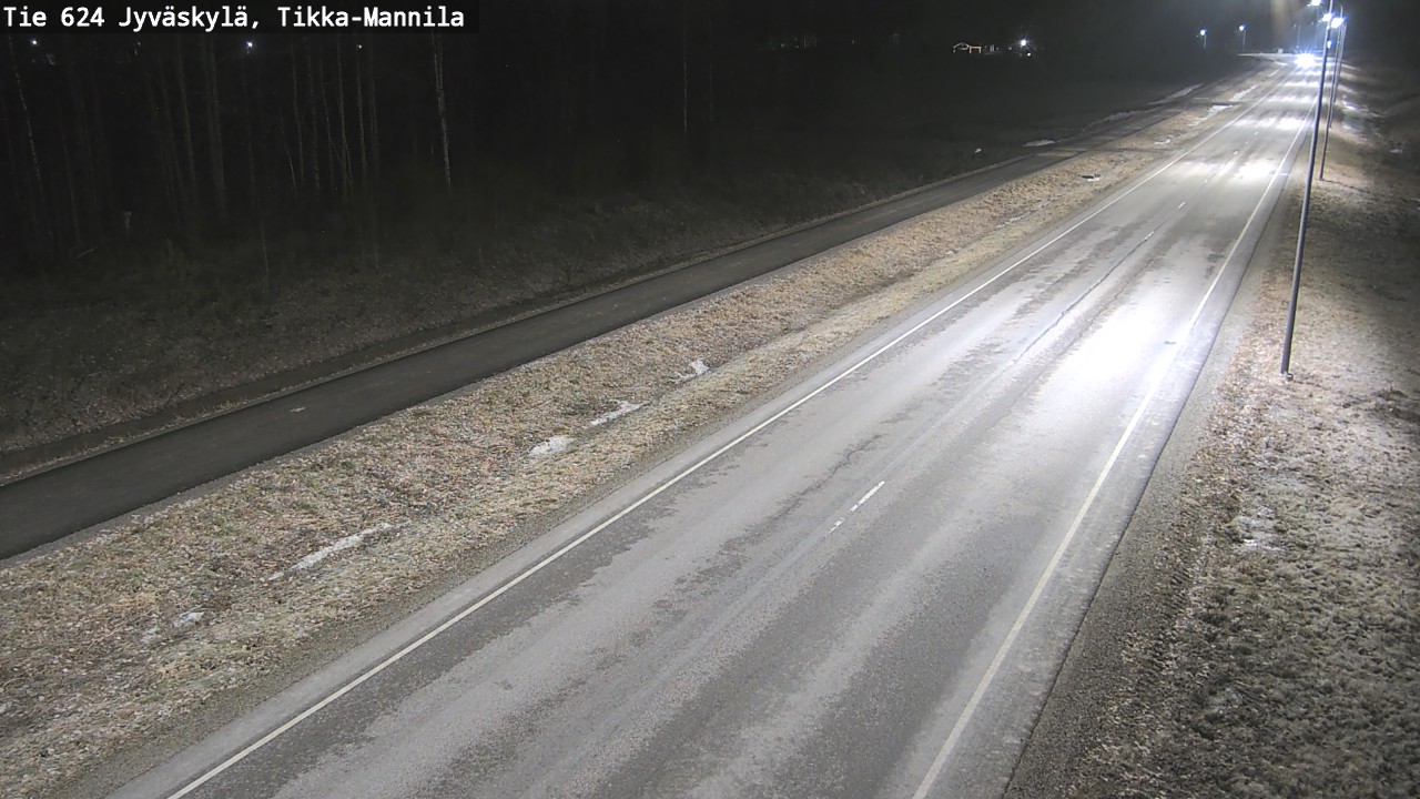 Weather Camera Image Road 624 Jyväskylä, Tikka-Mannila, Jyväskylä, Keski-Suomi