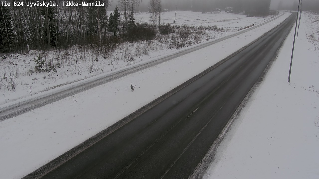 Kelikamerat Kuva Tie 624 Jyväskylä, Tikka-Mannila, Jyväskylä, Keski-Suomi