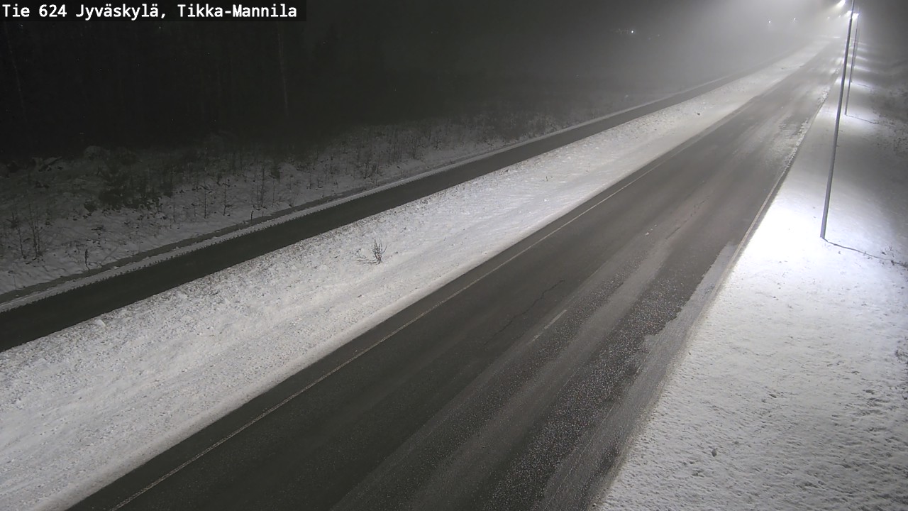 Weather Camera Image Road 624 Jyväskylä, Tikka-Mannila, Jyväskylä, Keski-Suomi