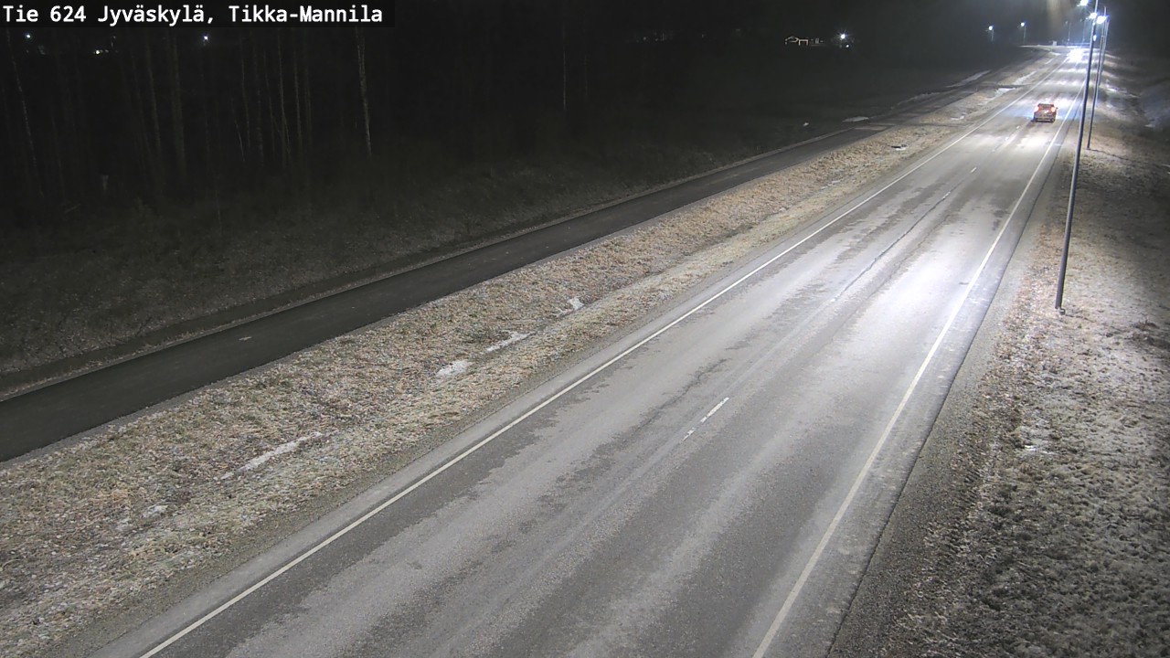 Weather Camera Image Road 624 Jyväskylä, Tikka-Mannila, Jyväskylä, Keski-Suomi