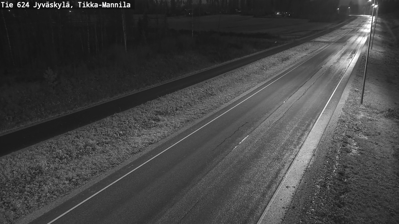 Kelikamerat Kuva Tie 624 Jyväskylä, Tikka-Mannila, Jyväskylä, Keski-Suomi