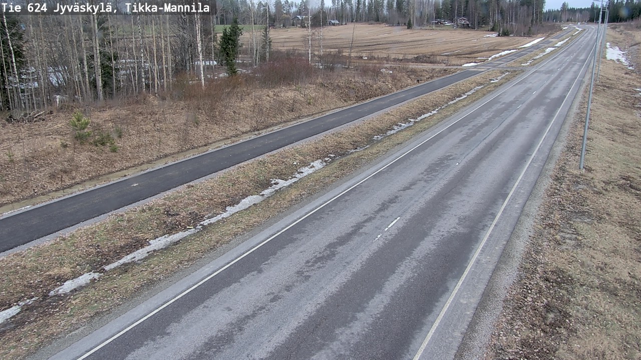 Kelikamerat Kuva Tie 624 Jyväskylä, Tikka-Mannila, Jyväskylä, Keski-Suomi