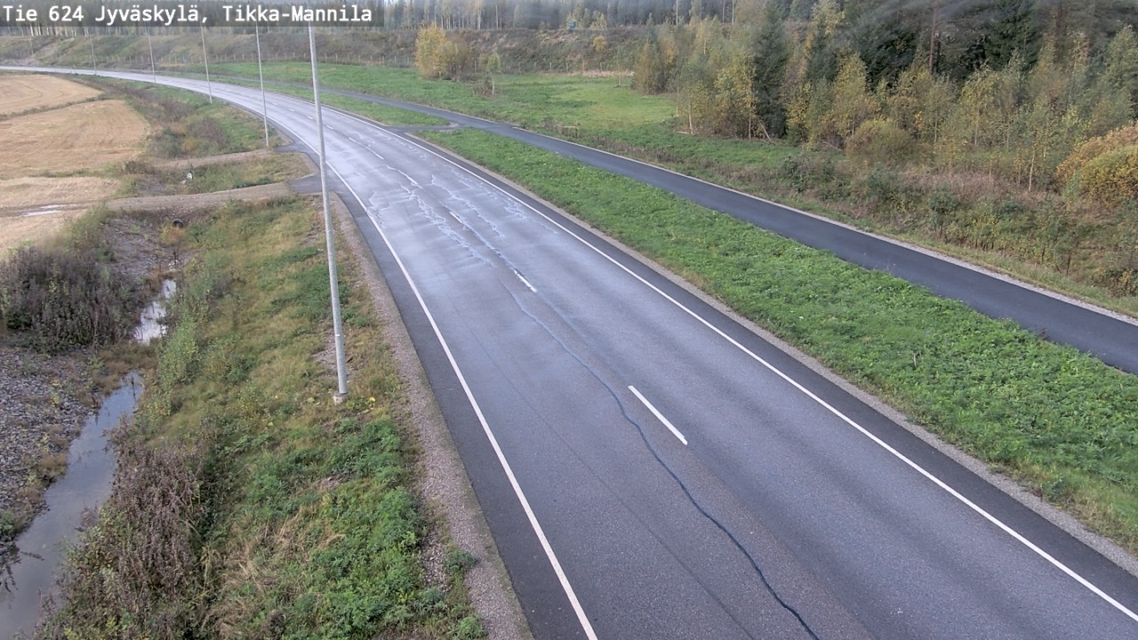 Weather Camera Image Road 624 Jyväskylä, Tikka-Mannila, Jyväskylä, Keski-Suomi
