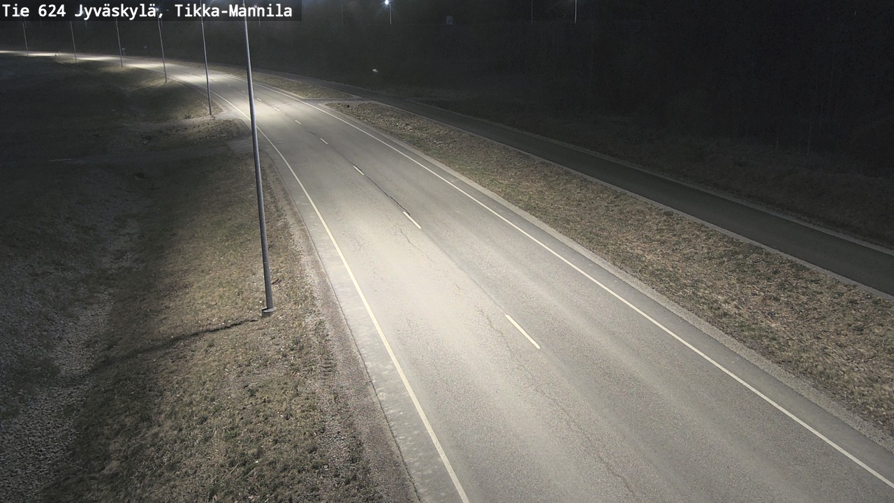 Weather Camera Image Road 624 Jyväskylä, Tikka-Mannila, Jyväskylä, Keski-Suomi