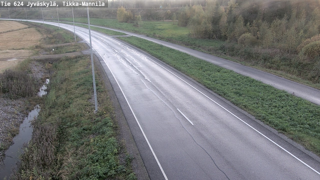 Weather Camera Image Road 624 Jyväskylä, Tikka-Mannila, Jyväskylä, Keski-Suomi