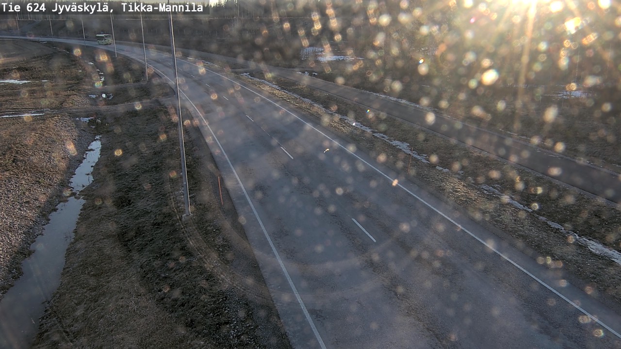 Weather Camera Image Road 624 Jyväskylä, Tikka-Mannila, Jyväskylä, Keski-Suomi