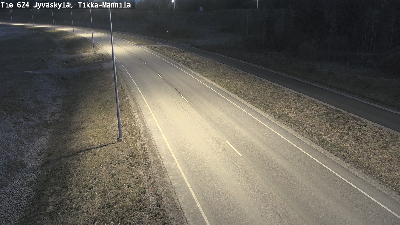 Weather Camera Image Road 624 Jyväskylä, Tikka-Mannila, Jyväskylä, Keski-Suomi