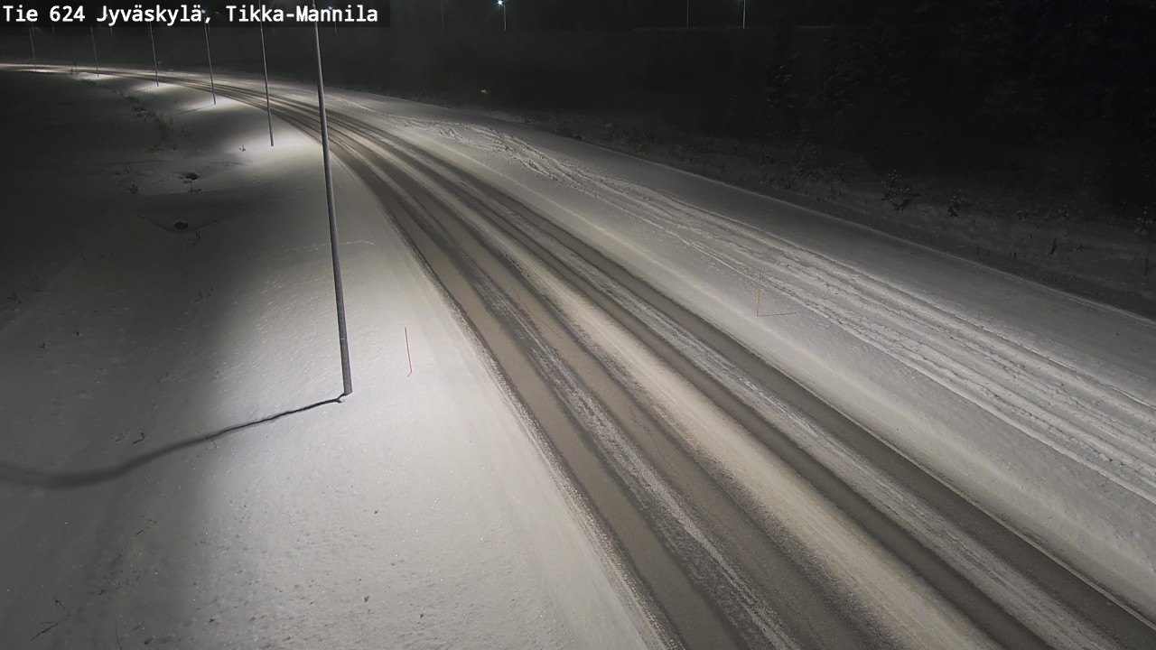 Weather Camera Image Road 624 Jyväskylä, Tikka-Mannila, Jyväskylä, Keski-Suomi